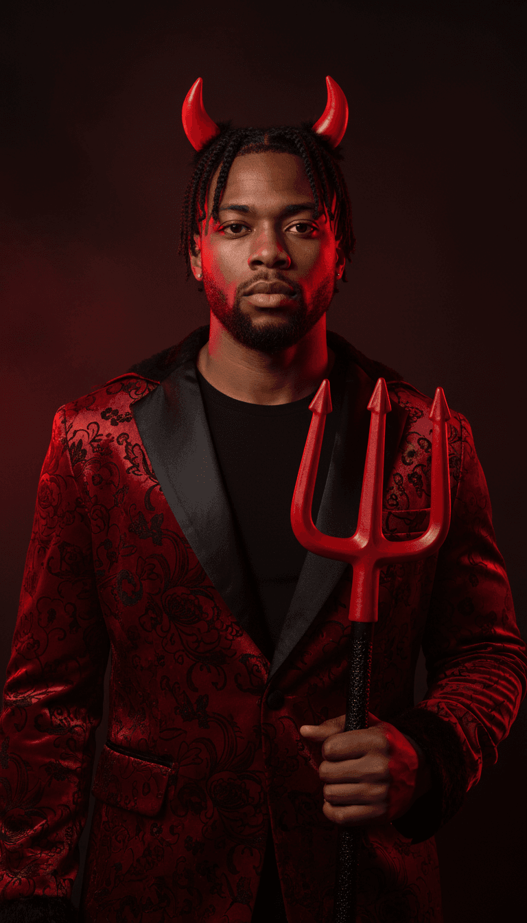 Devil AI Halloween costume example