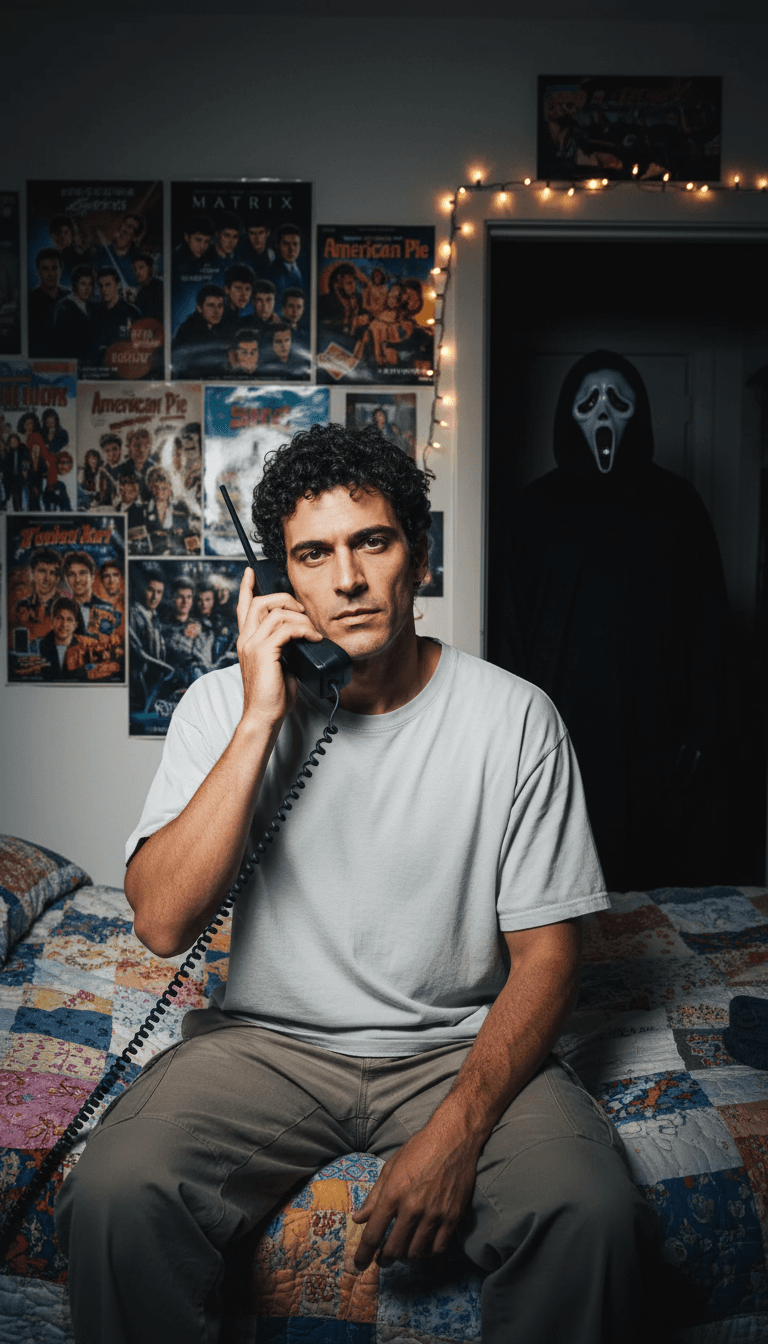 Y2K Ghostface Call AI Halloween costume example