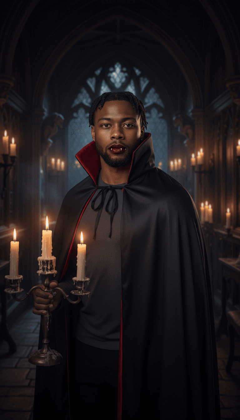 Vampire AI Halloween costume example