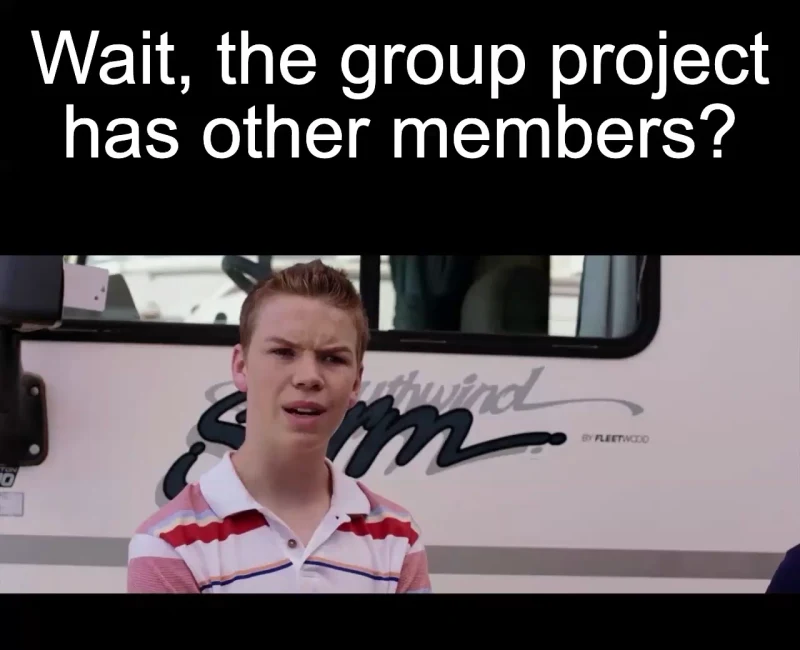 The missing teammates: Wait, the group project has other members?